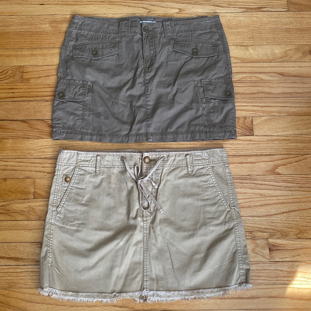GAP Khaki Cargo Skirts